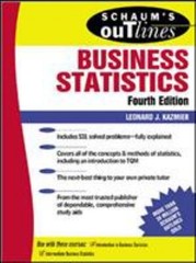 Schaum’s Outline of Business Statistics Paperback Leonard J. Kazm