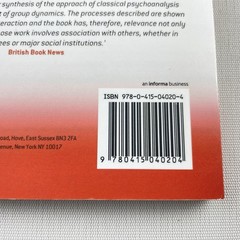 Experiences in Groups WR Bion Paperback Book Psychoanalysis Psychology