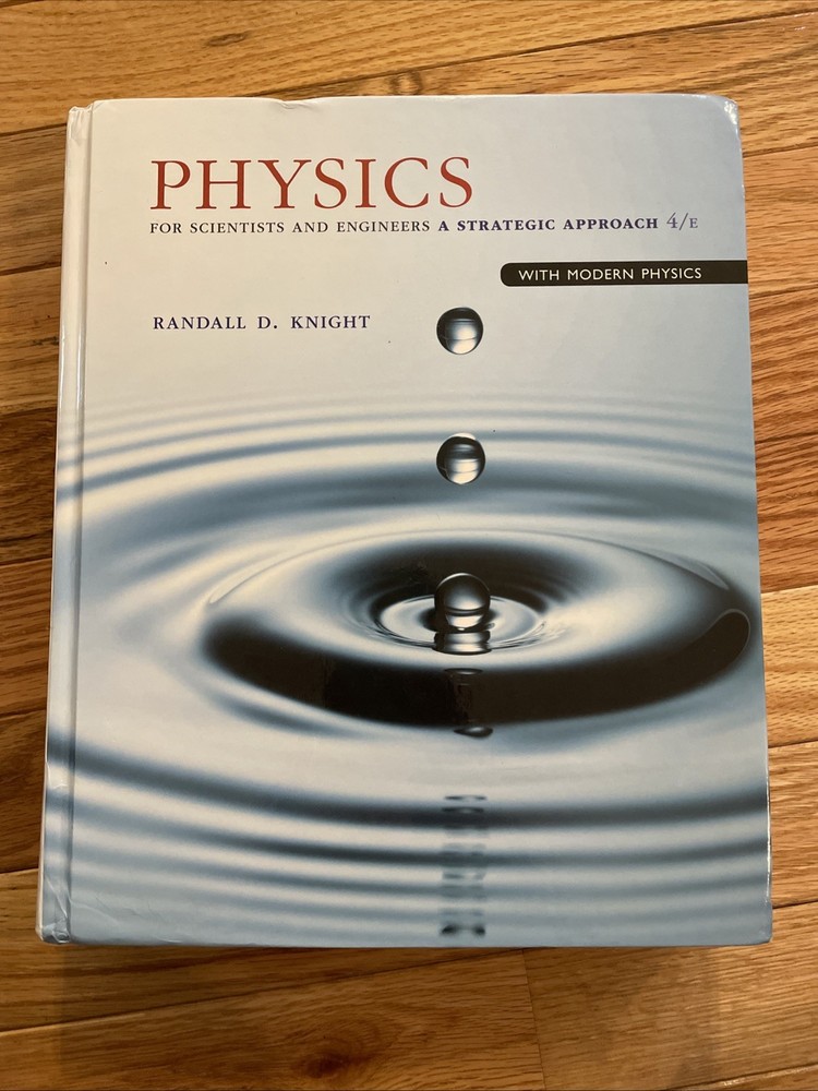 Physics for Scientists and – Hardcover, by Knight Randall – Acceptable