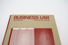Business Law With UCC Applications 6th Edition 1983 Rosenberg Ott Byers Brown HC