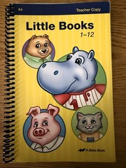 Abeka K4 Little Books 1-12 Spiralbound TEACHER COPY