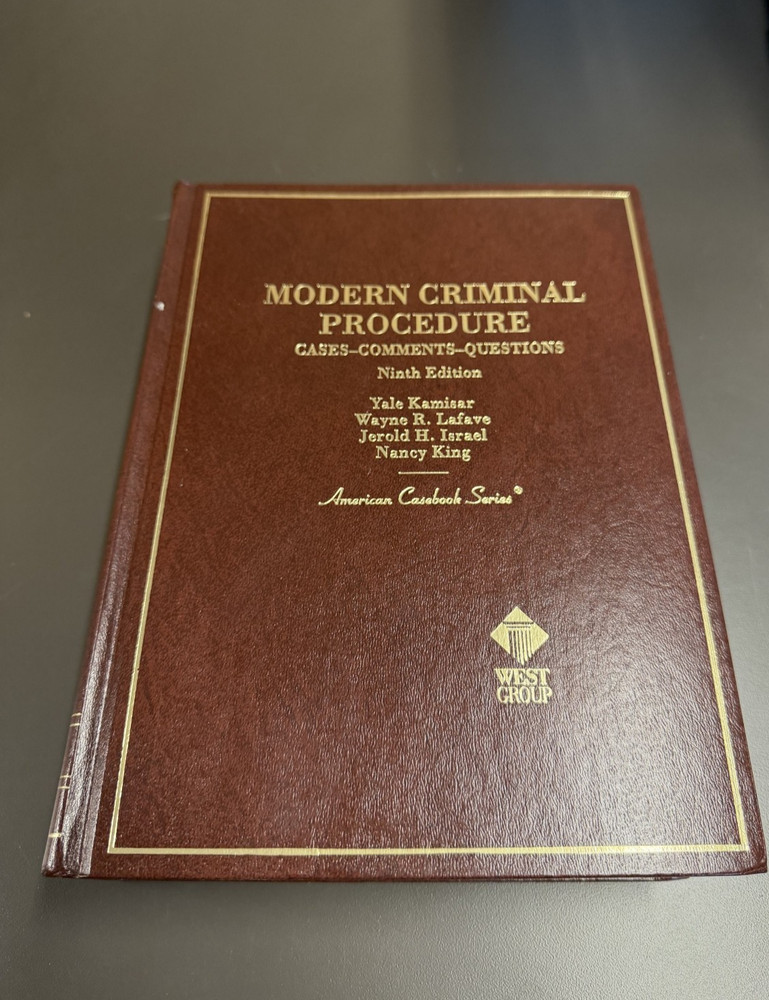 American Casebook Ser.: Cases on Modern Criminal Procedure by Yale Kamisar,…