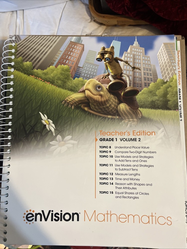 enVision Mathematics Common Core Teacher’s Edition Grade 1 Vol 2 Spiral