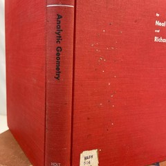 Vintage Science Math Textbooks 6 Book Lot Analytic Geometry Numerical Analysis