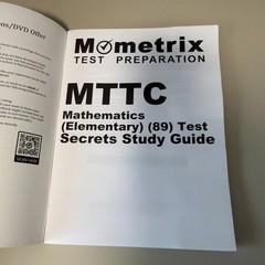 MTTC Mathematics (Elementary) (89) Test Secrets Study Guide