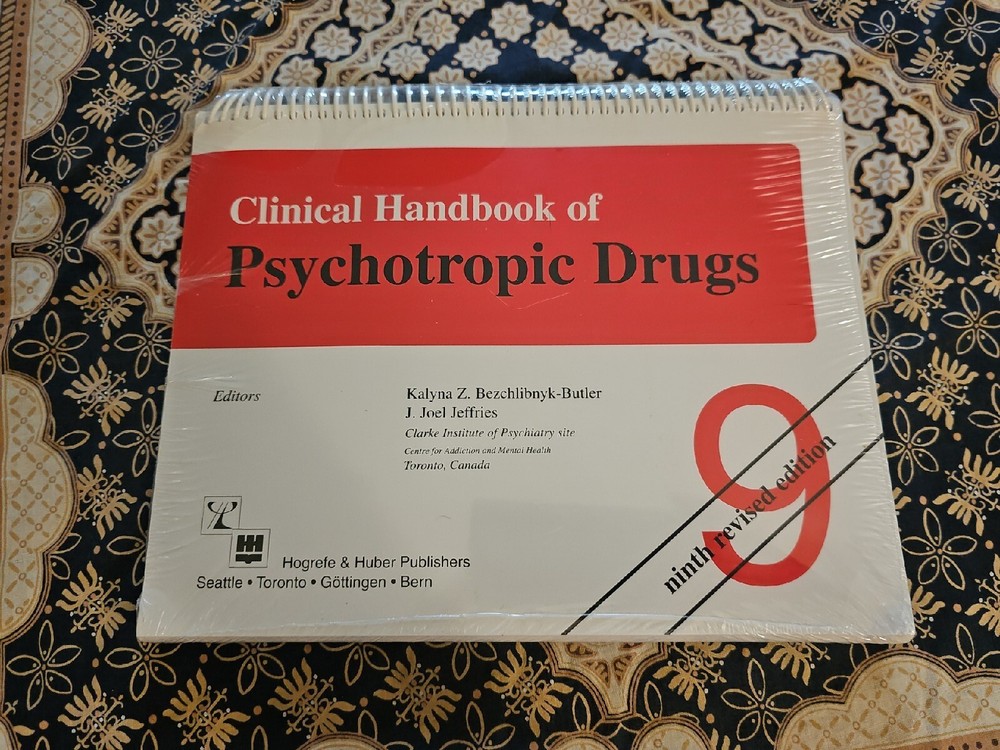 BRAND NEW/SEALED Clinical Handbook of Psychotropic Drugs NINTH REVISED EDITION
