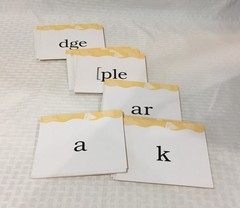 SAXON PHONICS & SPELLING / LETTER DECK / 80 CARDS / GRADE 2