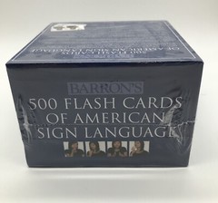 Barron’s 500 Flash Cards of American Sign Language (Cards)-Sealed