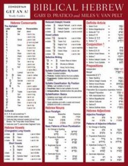 Biblical Hebrew Laminated Sheet – Pratico, Gary D.; Van Pelt, Miles V.