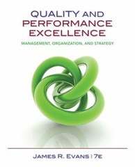 Quality and Performance Excellence Paperback James R. Evans