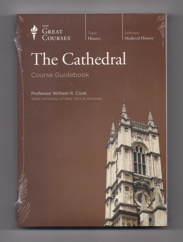 THE CATHEDRAL – Medieval history 4-DVD set + Book SEALED Great courses
