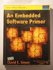 An Embedded Software Primer – Paperback By Simon, David E. – VERY GOOD