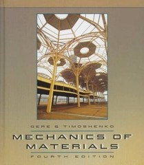 Mechanics of Materials by James M. Gere and S. P. Timoshenko (1996, Hardcover)