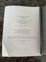 Apologia Biology 3rd Ed Text, Student, Solutions/test books. No Writing