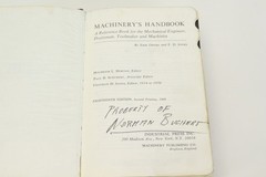 Machinery’s Handbook 18th Edition 1969 Edition Soft Cover Tab