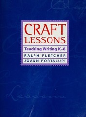 Craft Lessons by Portalupi, JoAnn,Fletcher, Ralph, Good Book