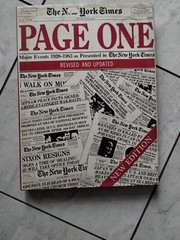 THE NEW YORK TIMES PAGE ONE Major Events 1920-1983 292 pages Hard Back 15.5X11.5
