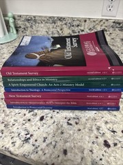 Lot Of 7 Berean School Of The Bible Study Books GLOBAL UNIVERSITY Paperback