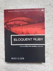 Eloquent Ruby Addison-Wesley Professional Series Paperback Book New Olsen Code