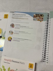 Amplify Desmos Math Grade 1 Set: Teachers 1 Student 1 2 & More (4 Books)