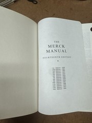 THE MERCK MANUAL Fourteenth 14th Edition 1982 – Hardcover Brown Cover