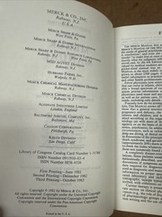 THE MERCK MANUAL Fourteenth 14th Edition 1982 – Hardcover Brown Cover