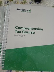 Surgent Comprehensive Tax Course Modules 1 – 4