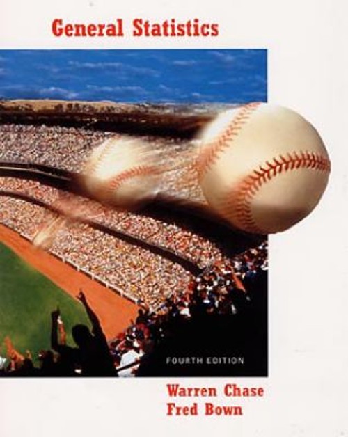 General Statistics Hardcover Fred, Chase, Warren Bown