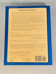 Business Mastery: A Guide for Creating a Fulfilling, Thriving Business 1997 PB
