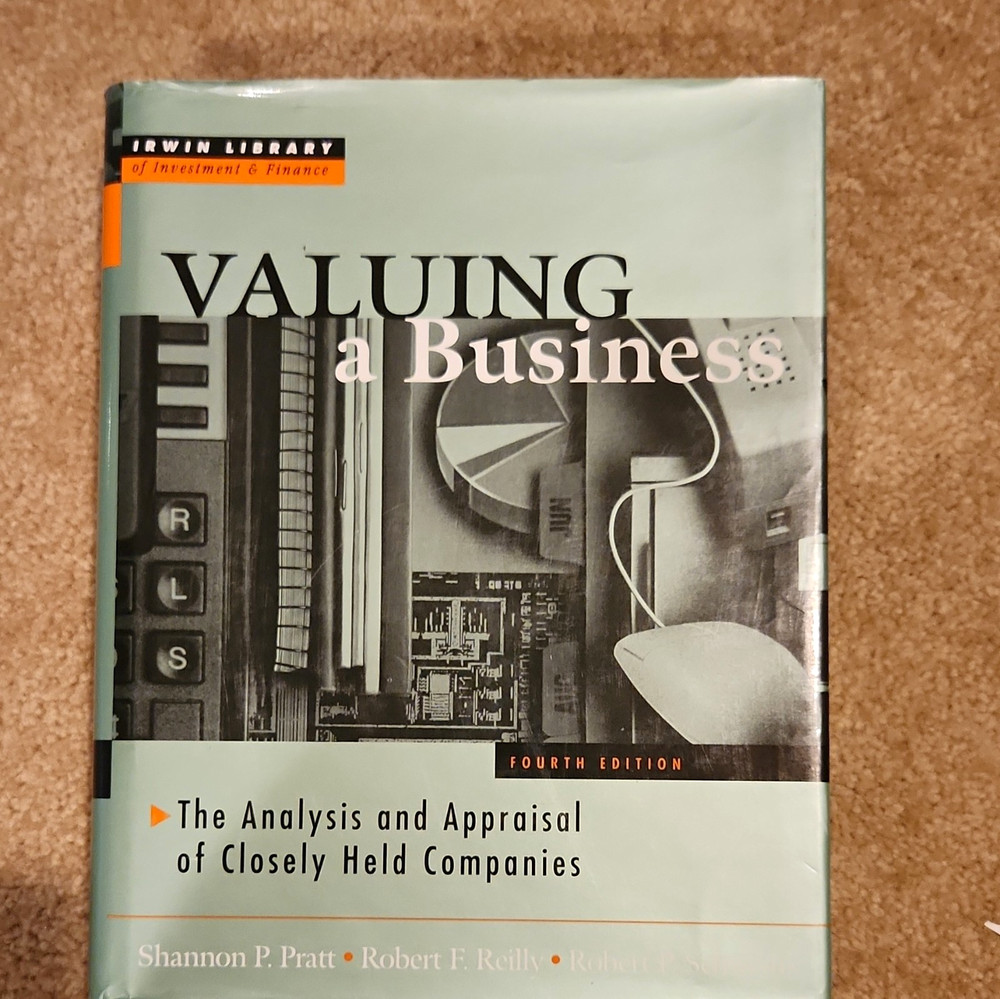 McGraw-Hill Valuing a Business 4th Ed Hardcover 2000 Pratt Reilly Schweihs