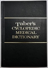 Taber’s Cyclopedic Medical Dictionary,14th Edition Illustrated Hardcover HC 1982