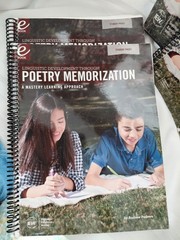 IEW Poetry Memorization Set Linguistic Development 2 Student Pages Teachers CDs