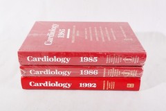 Cardiology, Lot of 3 (1985, 1986, 1992), by William Roberts, HC, Sealed