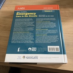 Nancy Caroline’s Emergency Care in the Streets Volume 1 NINTH EDITION HARDCOVER