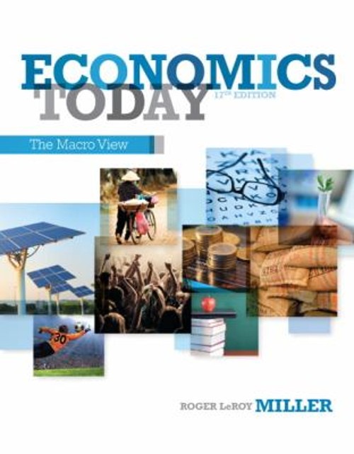 Economics Today : The Macro View Paperback Roger LeRoy Miller