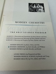 1958 Modern Chemistry Textbook by Charles E. Dull Holt Rinehart Winston Vintage