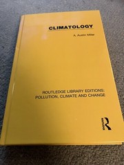 Climatology by A. Austin Miller Hardcover Book US Seller!