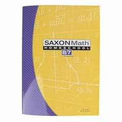 Saxon Math 8/7: Homeschool Student – Paperback, by Hake Stephen – Acceptable w