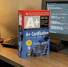 A+ certification 2nd Edition Study Guide Hardcover Book (NO CD-ROM INCLUDED)