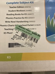 NEW BJU Press Bob Jones K5 FOCUS ON FIVES Complete Subject Kit CURRENT 4th Ed