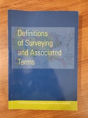 Definitions of Surveying and Associated Terms by the ACSM