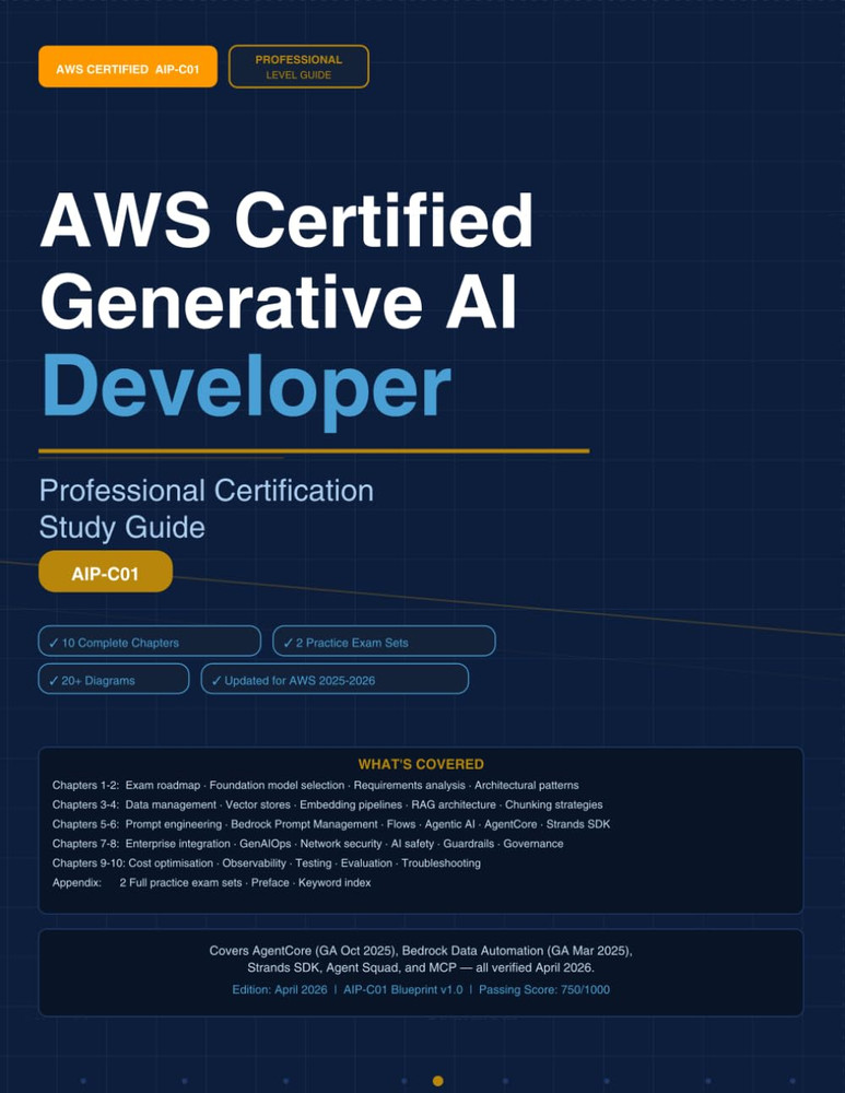AWS CERTIFIED GENERATIVE AI DEVELOPER PROFESSIONAL Exam AIP-C01 Complete Study G