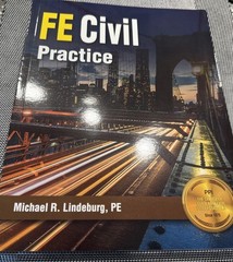 FE Civil Practice book by Michael R. Lindeburg
