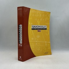 Saxon Math Homeschool 7/6 By Stephen Hake & John Saxon Paperback 2005 Yellow
