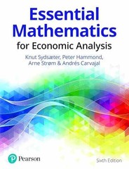 Essential Mathematics for – Paperback, by Sydsaeter Knut; Hammond – Very Good