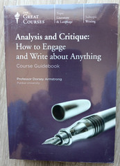 Great Courses – Analysis and Critique – DVD & Guidebook – NEW SEALED