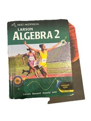 ALGEBRA 2 BOOK HOLT McDOUGAL LARSON ISBN 978-0-547-64715-9 COMMON CORE