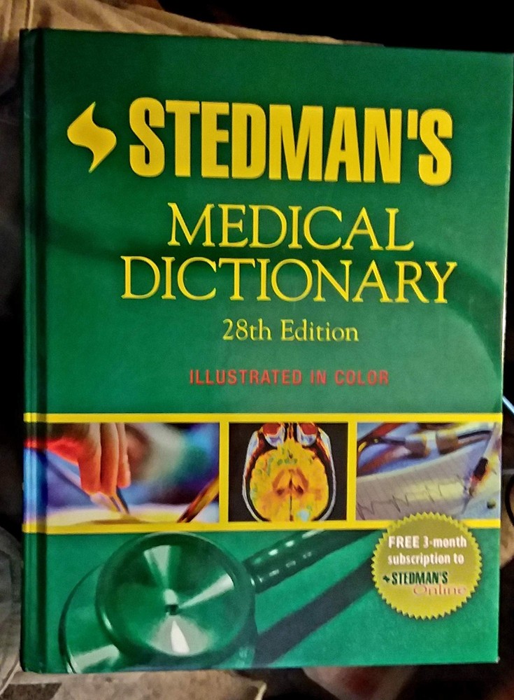 Stedman’s Medical Dictionary – hardcover Stedman’s