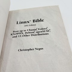 LINUX BIBLE 2011 Edition Christopher Negus Paperback WITH DVD Wiley