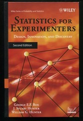 Statistics for Experimenters : Design, Innovation & Discovery by Box, Hunter 2nd